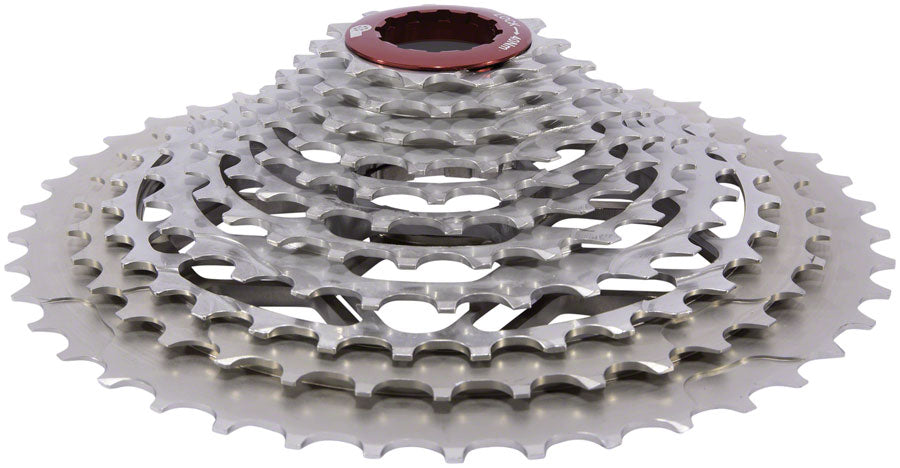 Prestacycle UniBlock PRO Gravel Cassette - 11-Speed, For HG 11 Freehub, 11-40, Silver MPN: 93178 UPC: 689466931785 Cassettes UniBlock Cassette