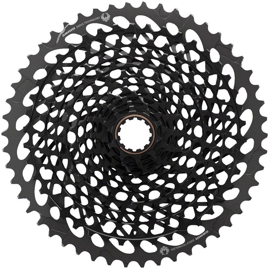 SRAM X01 Eagle XG-1295 Cassette - 12-Speed, 10-50t, Black, For XD Driver Body MPN: 00.2418.140.000 UPC: 710845884757 Cassettes X01 Eagle XG-1295 12-Speed Cassette