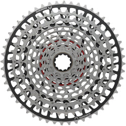 SRAM XX Eagle T-Type XS-1297 Cassette - 12-Speed, 10-52t, For XD Driver, Silver/Black MPN: 00.2418.125.000 UPC: 710845891441 Cassettes XX Eagle T-Type XS-1297 12-Speed Cassette