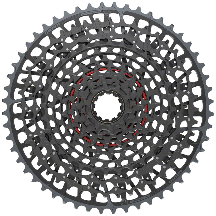 SRAM X0 Eagle T-Type XS-1295 Cassette - 12-Speed, 10-52t, For XD Driver, Black MPN: 00.2418.126.000 UPC: 710845891458 Cassettes X0 Eagle T-Type XS-1295 12-Speed Cassette