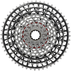 SRAM XX SL Eagle T-Type XS-1299 Cassette - 12-Speed, 10-52t, For XD Driver, Silver/Black MPN: 00.2418.124.000 UPC: 710845891434 Cassettes XX SL Eagle T-Type XS-1299 12-Speed Cassette