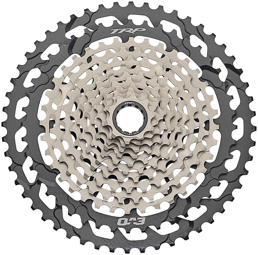 TRP CS-M9050-12 EVO Cassette - 12-Speed, 10-52t, MicroSpline Compatible, Silver/Black MPN: ABCS000007 Cassettes CS-M9050 EVO 12-Speed Cassette