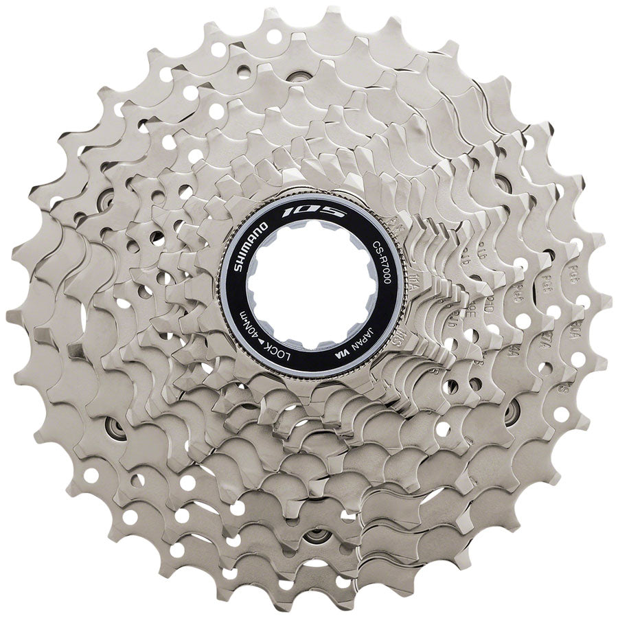 Shimano 105 CS-HG700-11 Cassette - 11 Speed, 11-34t, Silver MPN: ICSHG70011134 UPC: 689228965997 Cassettes 105 CS-HG700 11 Speed Cassette