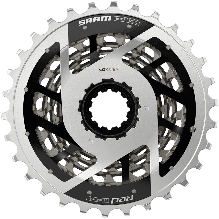 SRAM RED XG-1290 Cassette - 12-Speed, 10-30t, For XDR Driver Body