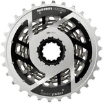 SRAM RED XG-1290 Cassette - 12-Speed, 10-30t, For XDR Driver Body, Silver, E1 - Cassettes - RED AXS XG-1290 12-Speed Cassette