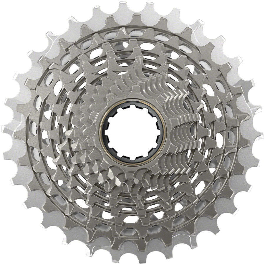 SRAM RED XG-1290 Cassette - 12-Speed, 10-30t, For XDR Driver Body, Silver, E1 MPN: 00.2418.142.001 UPC: 710845898327 Cassettes RED AXS XG-1290 12-Speed Cassette