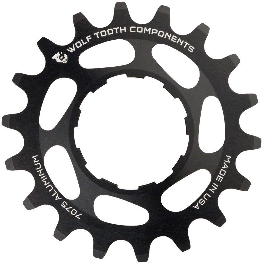 Wolf Tooth Single Speed Aluminum Cog - 20t, Compatible with 3/32