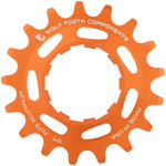 Wolf Tooth Single Speed Aluminum Cog - 17t, Compatible with 3/32" Chains, Orange MPN: AL-SS-ORG-COG17 UPC: 812719023634 Driver and Single Cog Aluminum Single Speed Cog