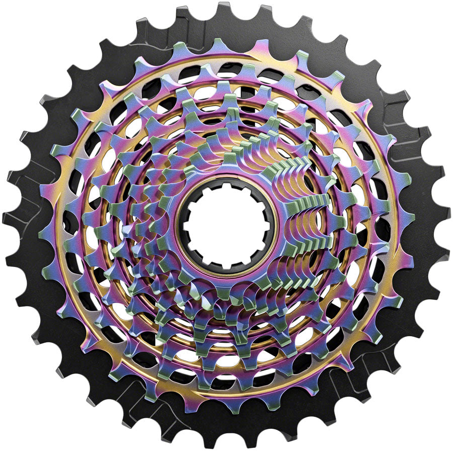 SRAM RED XG-1290 Cassette - 12-Speed, 10-33t, For XDR Driver Body, Rainbow, E1 MPN: 00.2418.142.006 UPC: 710845910432 Cassettes RED AXS XG-1290 12-Speed Cassette