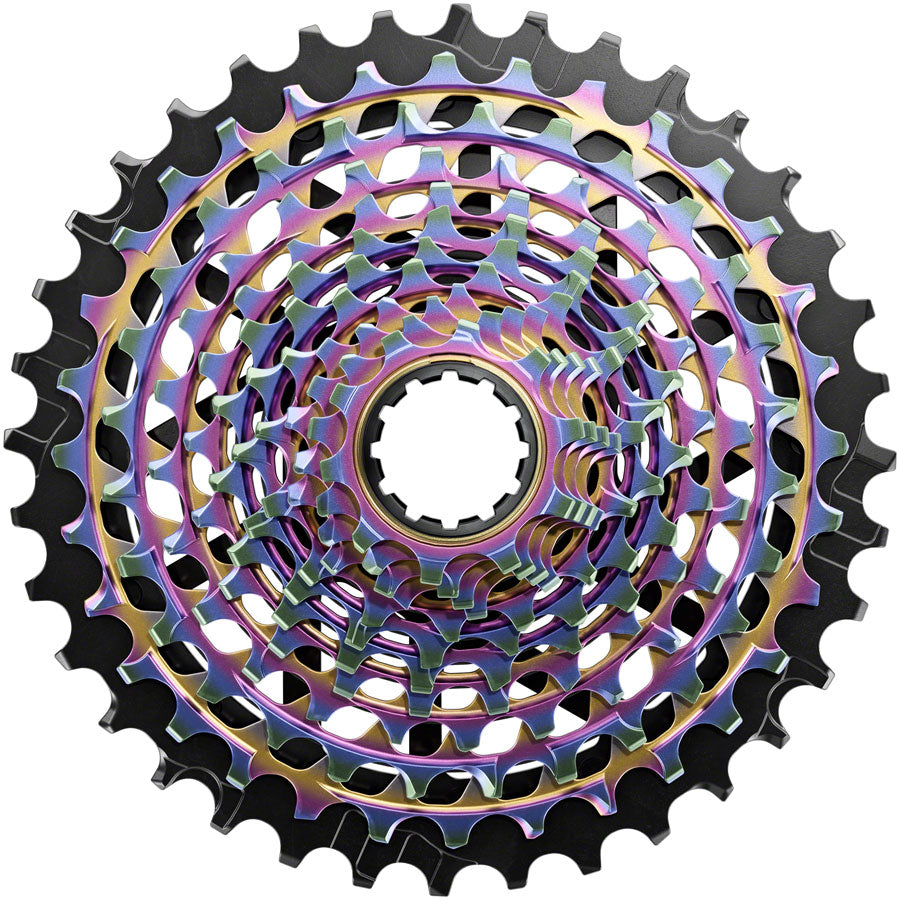 SRAM RED XG-1290 Cassette - 12-Speed, 10-36t, For XDR Driver Body, Rainbow, E1 MPN: 00.2418.142.007 UPC: 710845910449 Cassettes RED AXS XG-1290 12-Speed Cassette