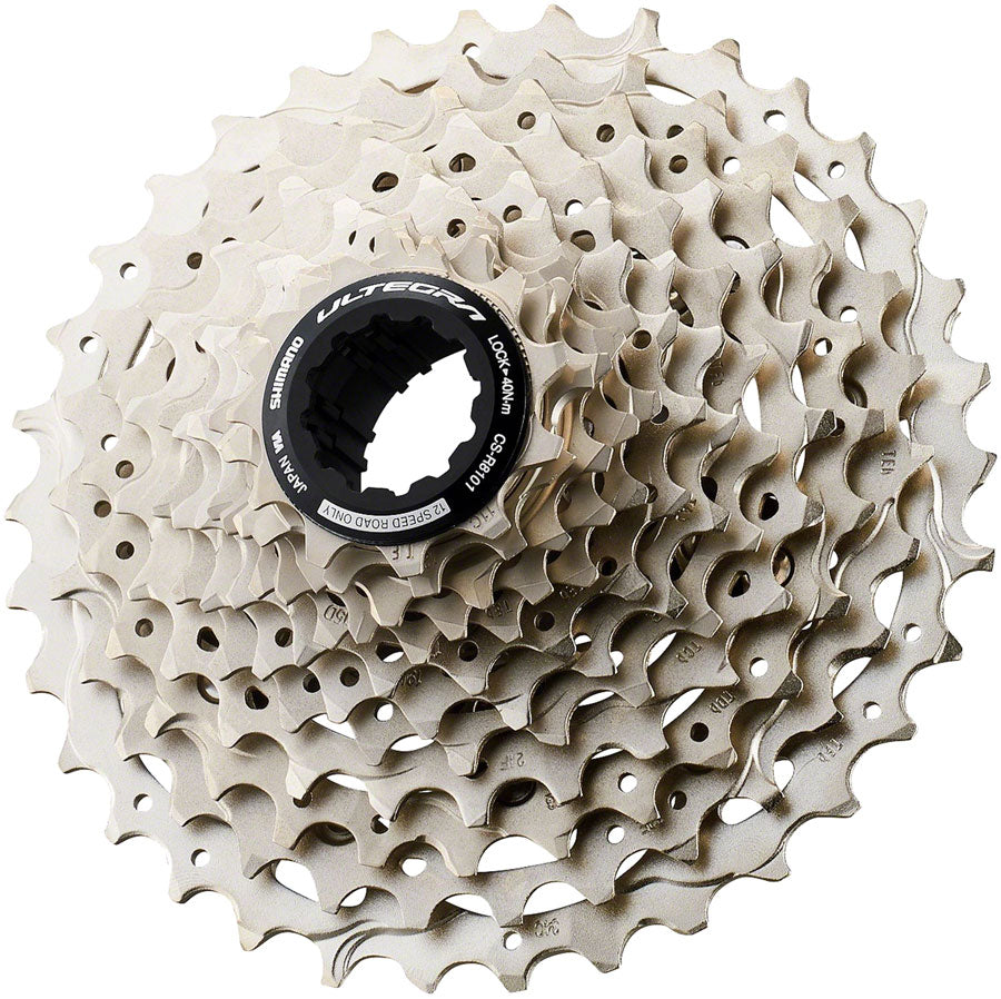 Shimano Ultegra CS-R8101 Cassette - 12-Speed, 11-30t, Silver - Cassettes - Ultegra CS-R8100 Series 12-Speed Cassette