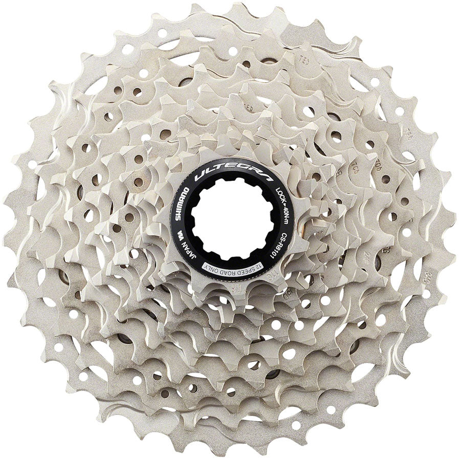 Shimano Ultegra CS-R8101 Cassette - 12-Speed, 11-30t, Silver MPN: ICSR810112130 UPC: 192790849898 Cassettes Ultegra CS-R8100 Series 12-Speed Cassette