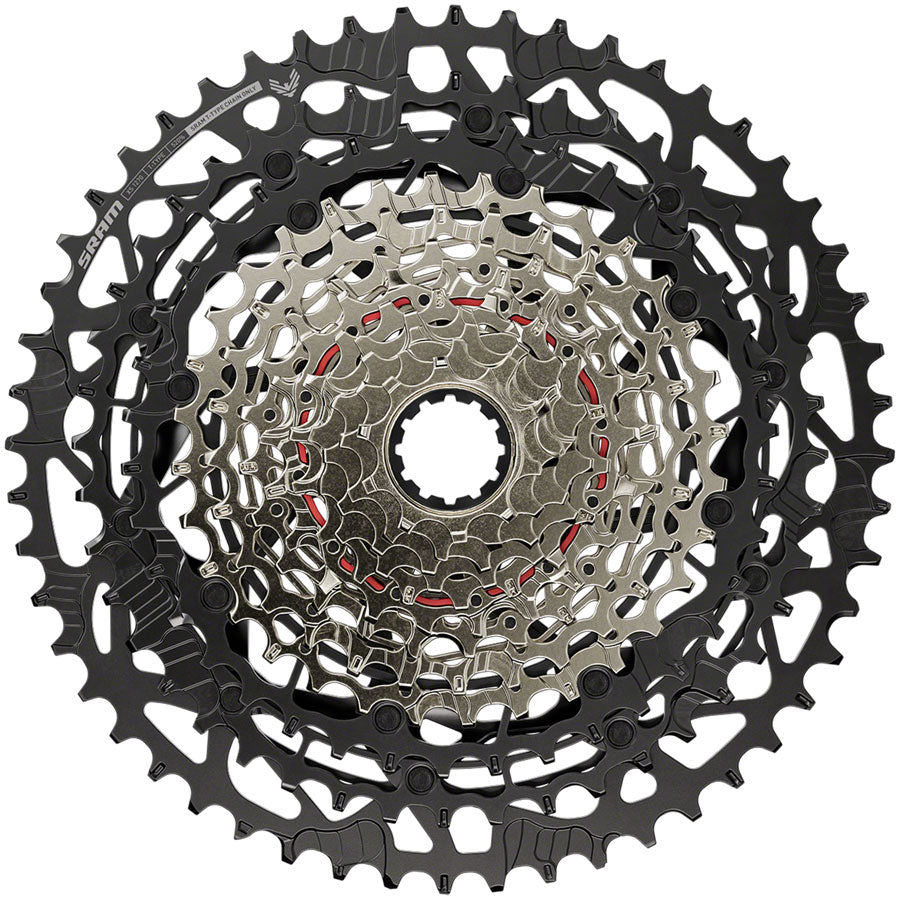 SRAM Eagle T-Type XS-1270 Cassette - 12-Speed, 10-52t, For HG (8-10) Driver, Silver/Black MPN: 00.2418.141.001 UPC: 710845904684 Cassettes Eagle T-Type XS-1270 12-Speed Cassette