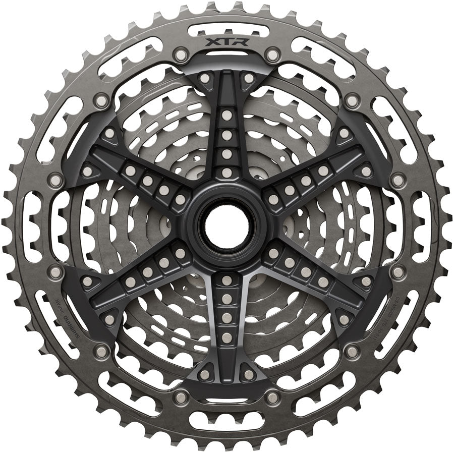 Shimano XTR CS-M9200-12 Cassette - 12-Speed, 10-51t, Hyperglide+, Micro Spline, Gray MPN: ICSM9200051 UPC: 192790305462 Cassettes XTR CS-M9200 12-Speed Cassette