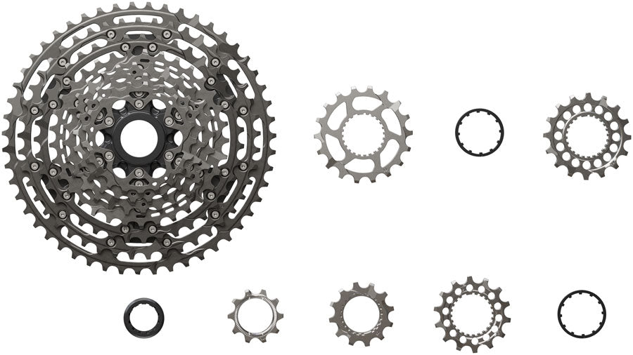 Shimano XTR CS-M9200-12 Cassette - 12-Speed, 10-51t, Hyperglide+, Micro Spline, Gray - Cassettes - XTR CS-M9200 12-Speed Cassette