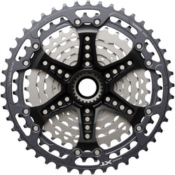 Shimano Deore XT CS-M8200-12 Cassette - 12-Speed, 9-45t, Hyperglide+, Micro Spline, Gray/Silver MPN: ICSM8200945 UPC: 192790305486 Cassettes Deore XT CS-M8200 12-Speed Cassette