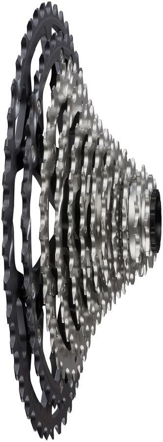 Shimano Deore XT CS-M8200-12 Cassette - 12-Speed, 9-45t, Hyperglide+, Micro Spline, Gray/Silver - Cassettes - Deore XT CS-M8200 12-Speed Cassette