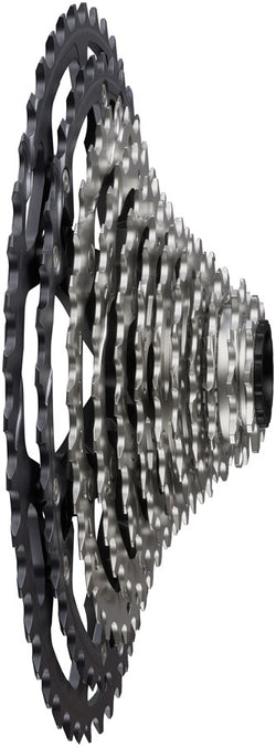Shimano Deore XT CS-M8200-12 Cassette - 12-Speed, 9-45t, Hyperglide+, Micro Spline, Gray/Silver - Cassettes - Deore XT CS-M8200 12-Speed Cassette