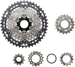 Shimano Deore XT CS-M8200-12 Cassette - 12-Speed, 9-45t, Hyperglide+, Micro Spline, Gray/Silver MPN: ICSM8200945 UPC: 192790305486 Cassettes Deore XT CS-M8200 12-Speed Cassette