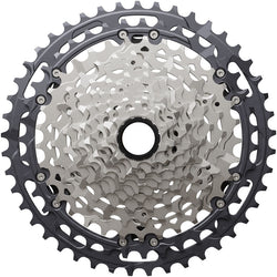 Shimano Deore XT CS-M8200-12 Cassette - 12-Speed, 9-45t, Hyperglide+, Micro Spline, Gray/Silver MPN: ICSM8200945 UPC: 192790305486 Cassettes Deore XT CS-M8200 12-Speed Cassette
