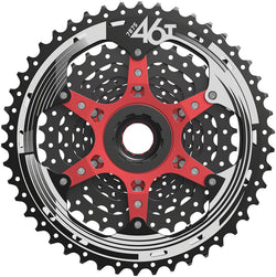 SunRace MX9X Cassette - 11-Speed, 10-46t, Black Chrome, For XD Driver Body - Cassettes - MX9X 11-Speed XD Cassette