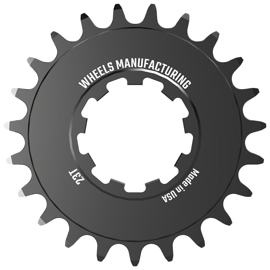 Wheels Manufacturing SOLO-SPEED Cog - 23t, Fits SOLO-SPLINE and SOLO-XD kits, Black MPN: SOLO-COG-23T-1 UPC: 810124713034 Driver and Single Cog Solo-XD and Solo-Spline Cog