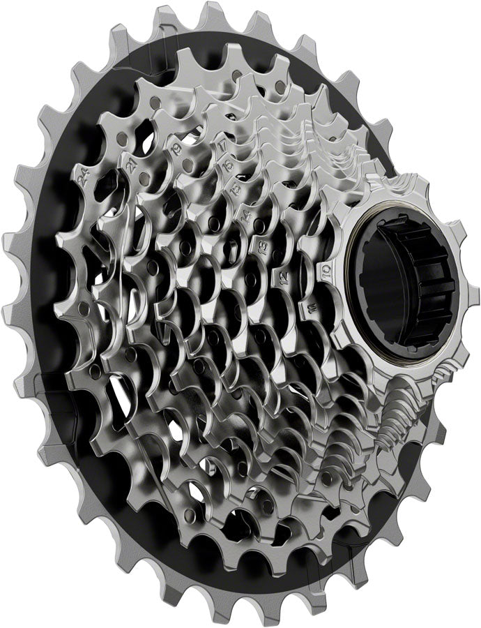 SRAM Force XG-1270 Cassette - 12-Speed, 10-28t, Silver, For XDR Driver Body, E1 - Cassettes - Force AXS XG-1270 12-Speed Cassette
