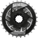 SRAM Force XG-1270 Cassette - 12-Speed, 10-28t, Silver, For XDR Driver Body, E1 MPN: 00.2418.159.000 UPC: 710845915222 Cassettes Force AXS XG-1270 12-Speed Cassette