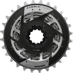 SRAM Force XG-1270 Cassette - 12-Speed, 10-28t, Silver, For XDR Driver Body, E1 MPN: 00.2418.159.000 UPC: 710845915222 Cassettes Force AXS XG-1270 12-Speed Cassette