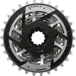 SRAM Force XG-1270 Cassette - 12-Speed, 10-30t, Silver, For XDR Driver Body, E1 MPN: 00.2418.159.001 UPC: 710845915239 Cassettes Force AXS XG-1270 12-Speed Cassette