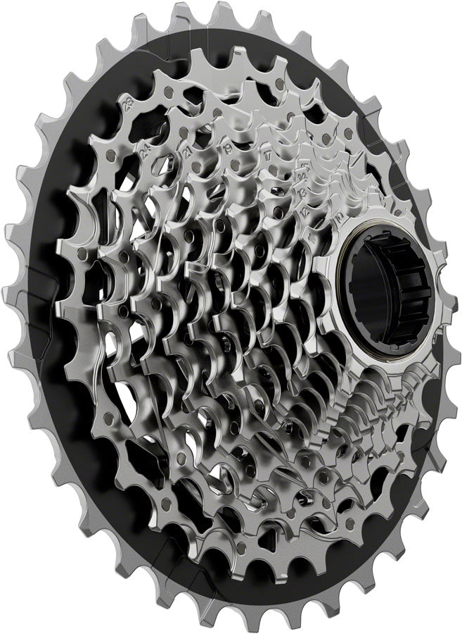 SRAM Force XG-1270 Cassette - 12-Speed, 10-33t, Silver, For XDR Driver Body, E1 - Cassettes - Force AXS XG-1270 12-Speed Cassette