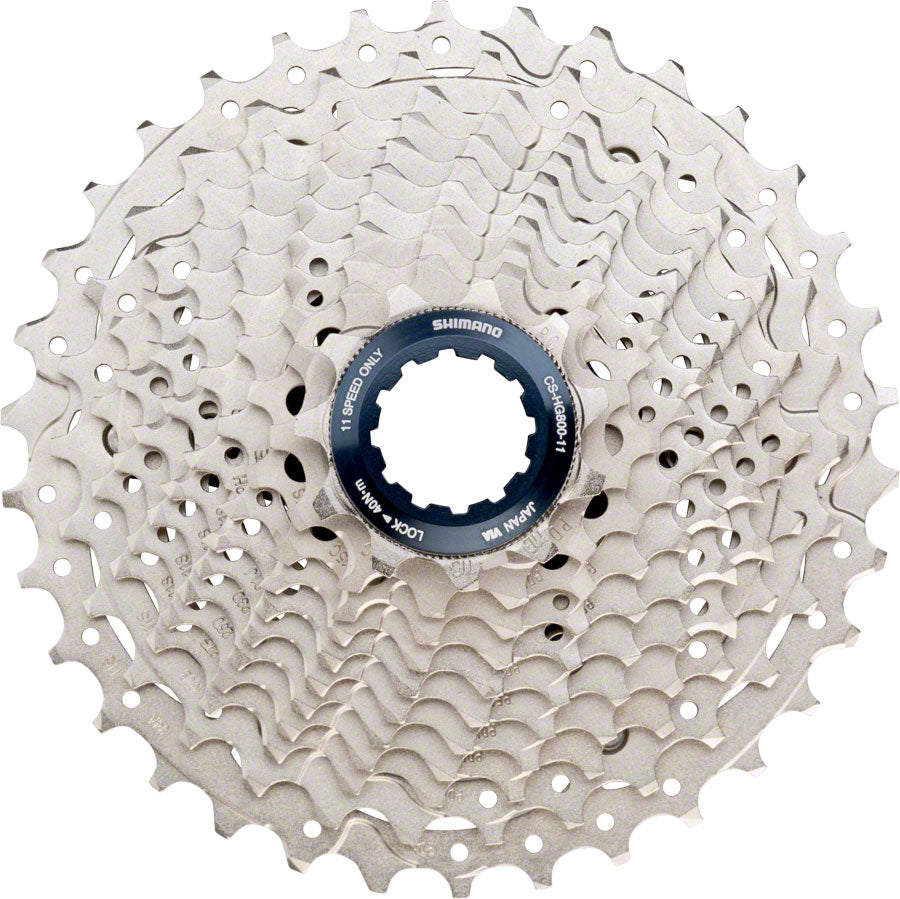 Shimano Ultegra CS-HG800 Cassette - 11 Speed, 11-34t, Silver MPN: ICSHG8001111134 UPC: 689228768833 Cassettes Ultegra CS-HG800 11-Speed Cassette