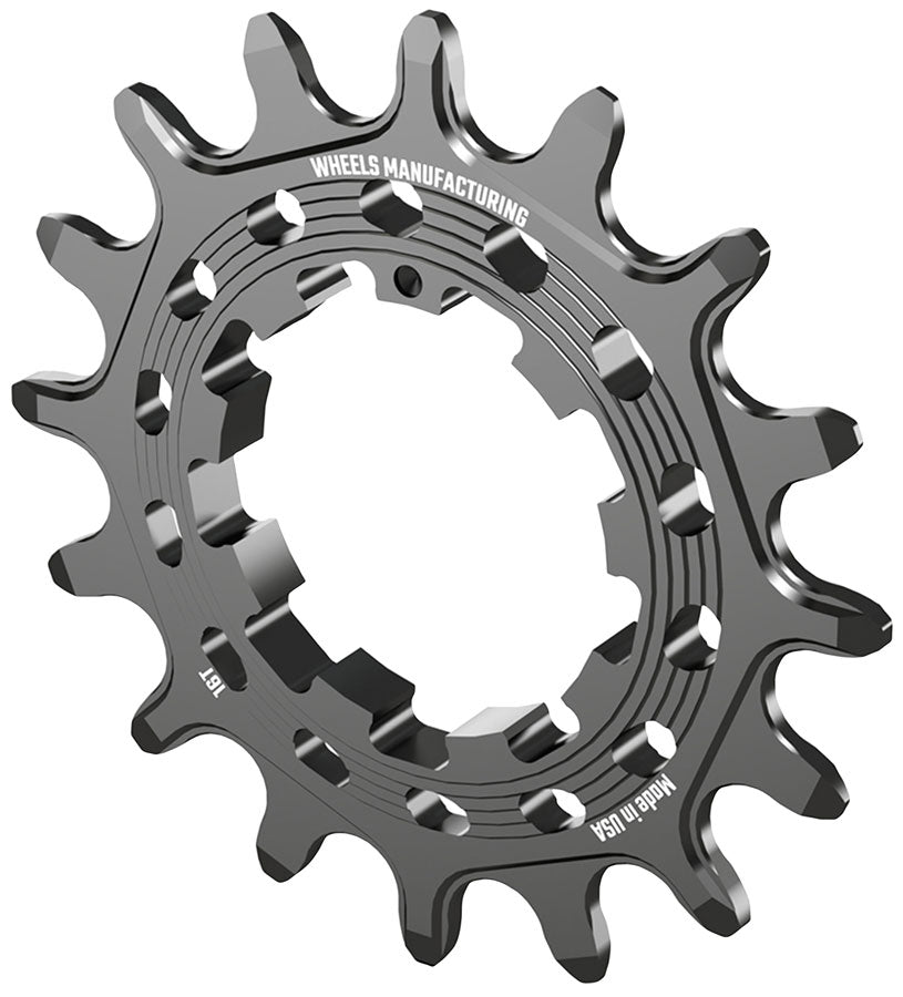 Wheels Manufacturing SOLO HG Cog - 16t, Fits SOLO-HG Kits, Black - Driver and Single Cog - Solo-HG Narrow-Wide Single Speed Cog