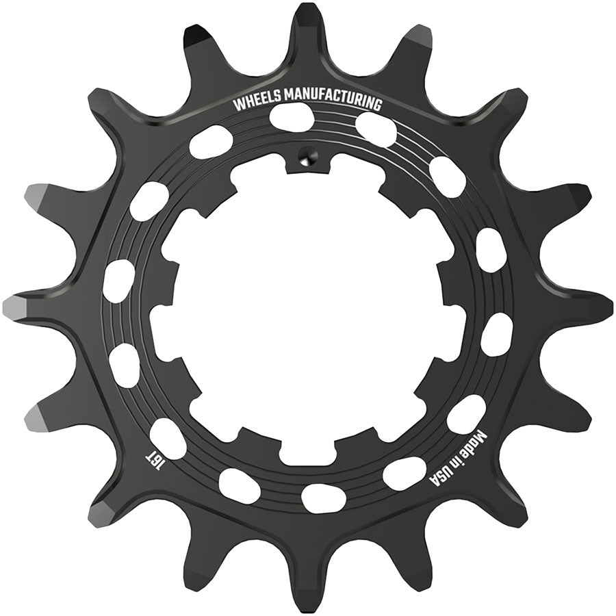 Wheels Manufacturing SOLO HG Cog - 16t, Fits SOLO-HG Kits, Black MPN: SOLO-HG-16T-1 UPC: 810124713584 Driver and Single Cog Solo-HG Narrow-Wide Single Speed Cog
