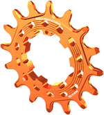 Wheels Manufacturing SOLO HG Cog - 16t, Fits SOLO-HG Kits, Orange - Driver and Single Cog - Solo-HG Narrow-Wide Single Speed Cog