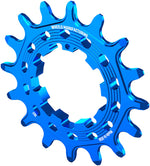 Wheels Manufacturing SOLO HG Cog - 16t, Fits SOLO-HG Kits, Blue - Driver and Single Cog - Solo-HG Narrow-Wide Single Speed Cog