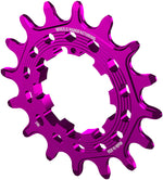 Wheels Manufacturing SOLO HG Cog - 16t, Fits SOLO-HG Kits, Purple - Driver and Single Cog - Solo-HG Narrow-Wide Single Speed Cog