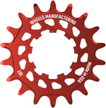 Wheels Manufacturing SOLO HG Cog - 18t, Fits SOLO-HG Kits, Red MPN: SOLO-HG-18T-2 UPC: 810124713669 Driver and Single Cog Solo-HG Narrow-Wide Single Speed Cog