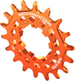 Wheels Manufacturing SOLO HG Cog - 18t, Fits SOLO-HG Kits, Orange - Driver and Single Cog - Solo-HG Narrow-Wide Single Speed Cog