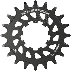 Wheels Manufacturing SOLO HG Cog - 20t, Fits SOLO-HG Kits, Black MPN: SOLO-HG-20T-1 UPC: 810124713720 Driver and Single Cog Solo-HG Narrow-Wide Single Speed Cog