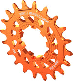 Wheels Manufacturing SOLO HG Cog - 20t, Fits SOLO-HG Kits, Orange - Driver and Single Cog - Solo-HG Narrow-Wide Single Speed Cog