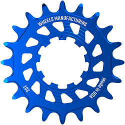Wheels Manufacturing SOLO HG Cog - 20t, Fits SOLO-HG Kits, Blue MPN: SOLO-HG-20T-6 UPC: 810124713768 Driver and Single Cog Solo-HG Narrow-Wide Single Speed Cog