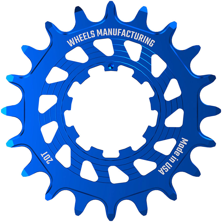 Wheels Manufacturing SOLO HG Cog - 20t, Fits SOLO-HG Kits, Blue
