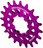 Wheels Manufacturing SOLO HG Cog - 20t, Fits SOLO-HG Kits, Purple - Driver and Single Cog - Solo-HG Narrow-Wide Single Speed Cog