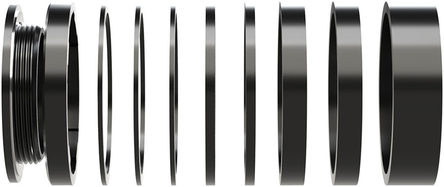 Wheels Manufacturing SOLO-HG Single Speed Conversion Kit - For HG Style Hubs, Black