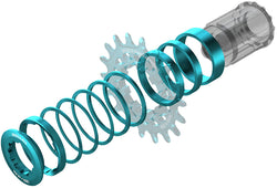 Wheels Manufacturing SOLO-HG Single Speed Conversion Kit - For HG Style Hubs, Teal - Single Speed Spacer Kit - Solo-HG Single Speed Conversion Kit