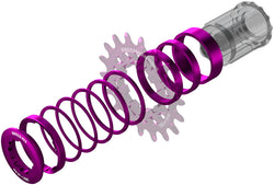 Wheels Manufacturing SOLO-HG Single Speed Conversion Kit - For HG Style Hubs, Purple - Single Speed Spacer Kit - Solo-HG Single Speed Conversion Kit