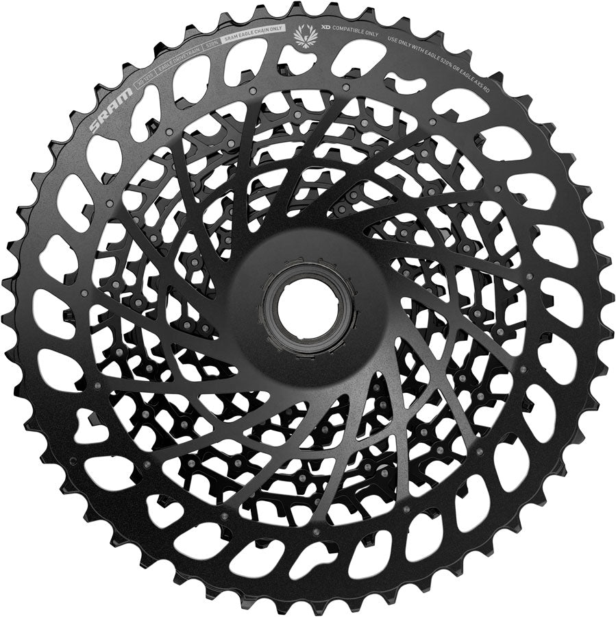 SRAM XG-1275 Eagle Cassette - 12-Speed, 10-52t, For XD Driver, Black, C1 - Cassettes - XG-1275 Eagle Cassette