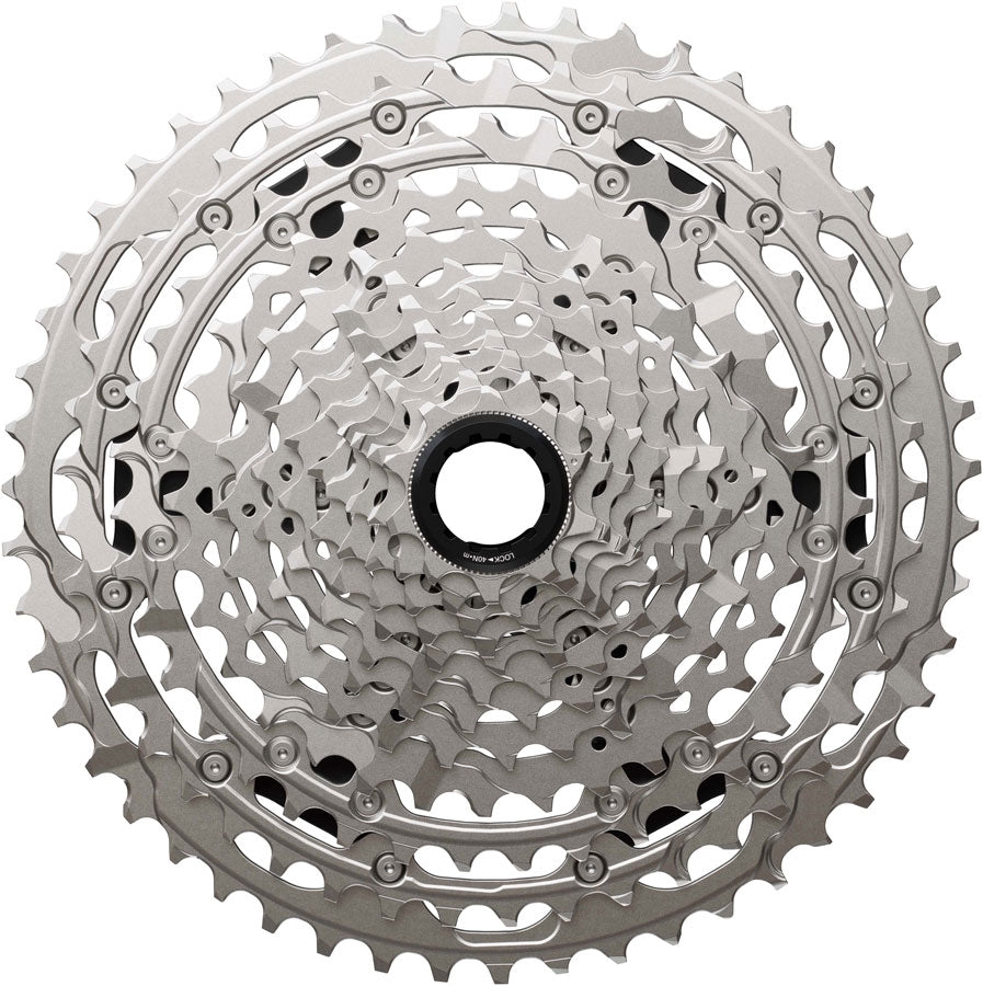 Shimano Deore CS-M6200-12 Cassette - 12-Speed, 10-51t, Hyperglide+, Micro Spline, Silver MPN: ICSM620012051 UPC: 192790227672 Cassettes Deore CS-M6200-12 Cassette