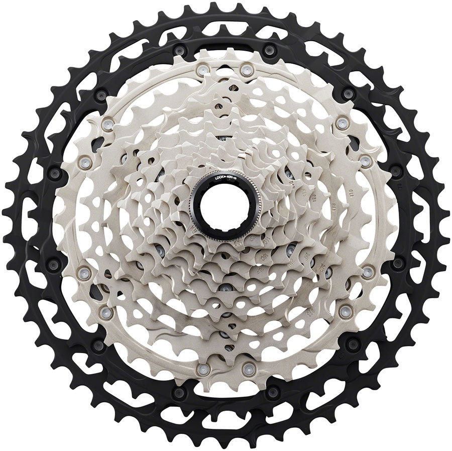 Shimano XT CS-M8100 Cassette - 12-Speed, 10-51t, Silver/Black, Micro Spline MPN: ICSM8100051 UPC: 192790443843 Cassettes Deore XT CS-M8100 12-Speed Cassette